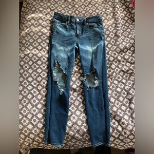 american eagle ripped jeans